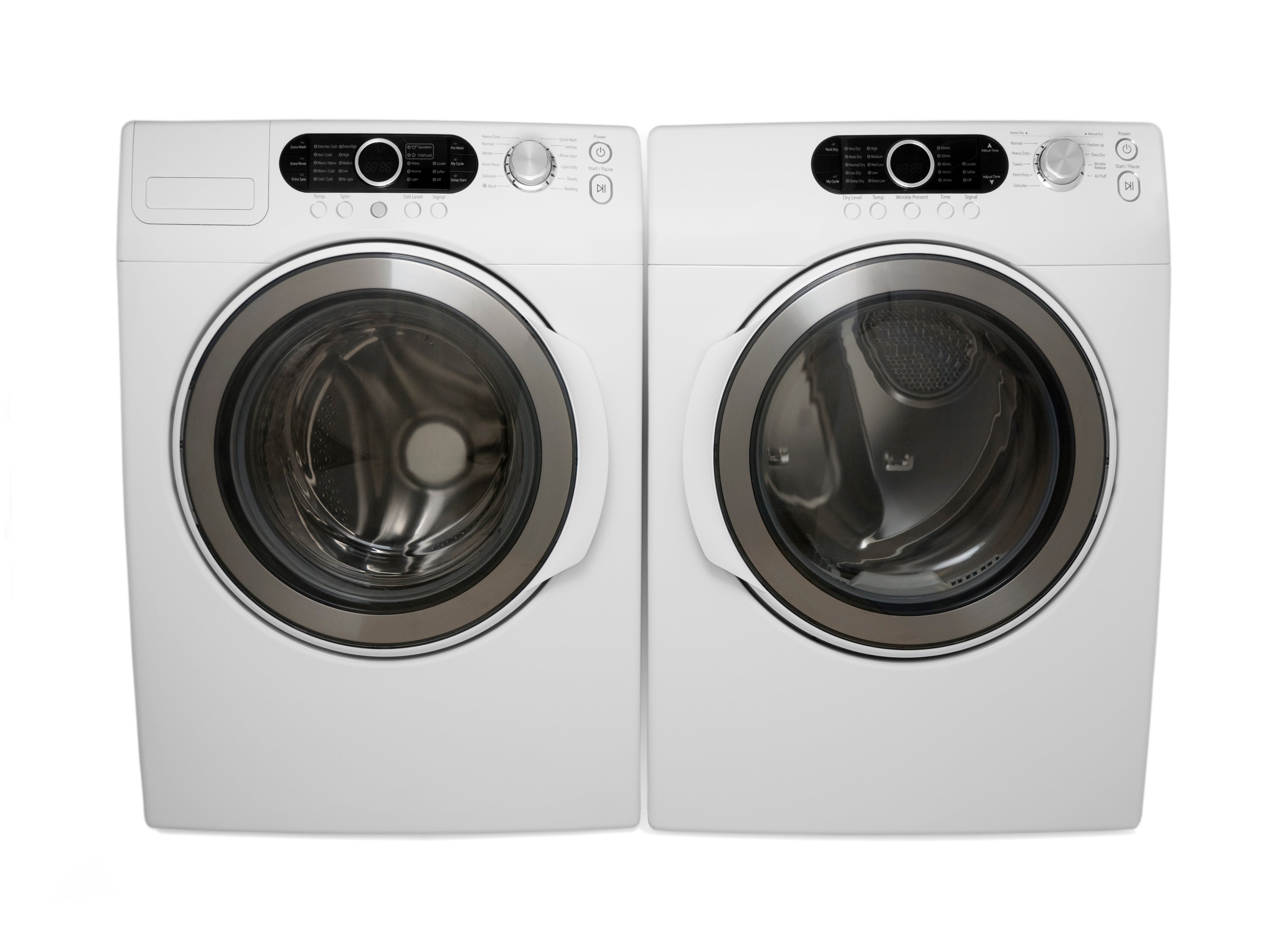 Front-load washer and dryer pair